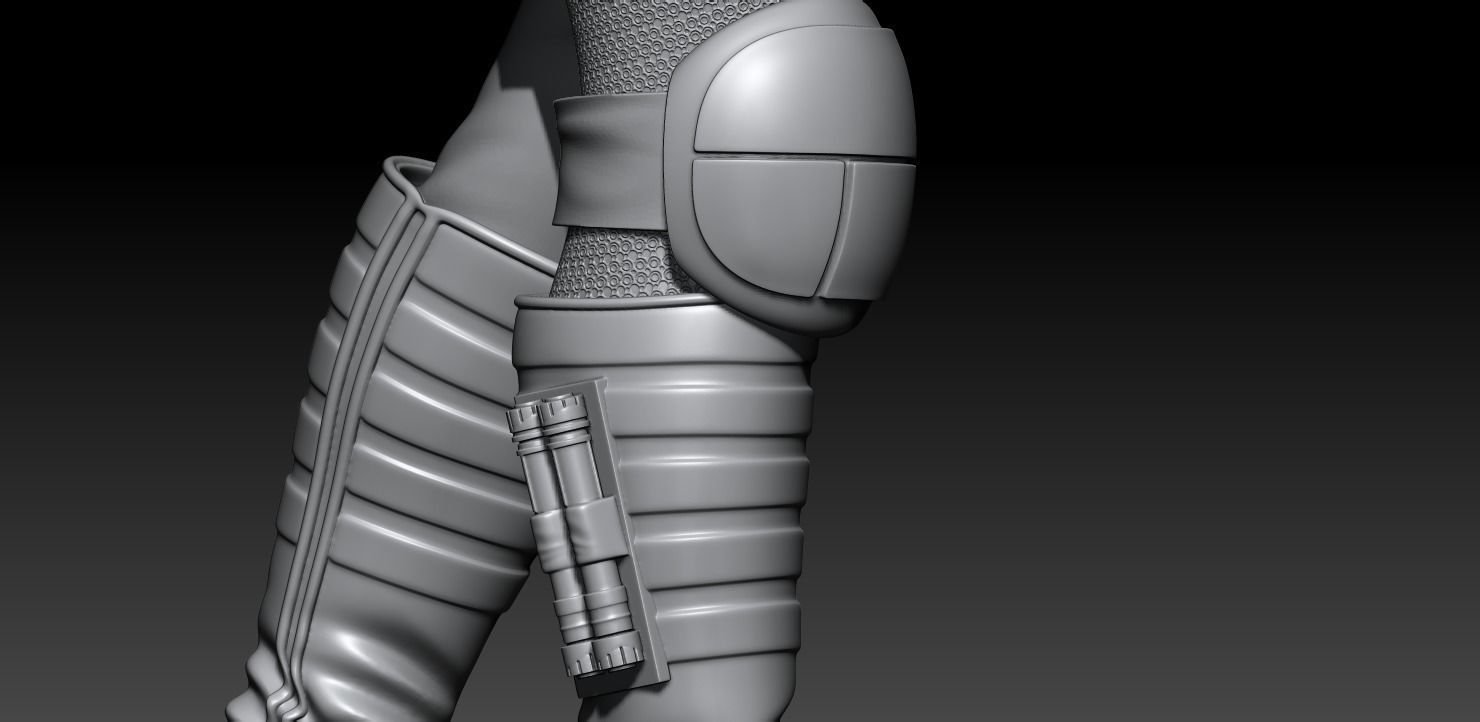 Cara Dune the Mandalorian Season 2 3D print model_12