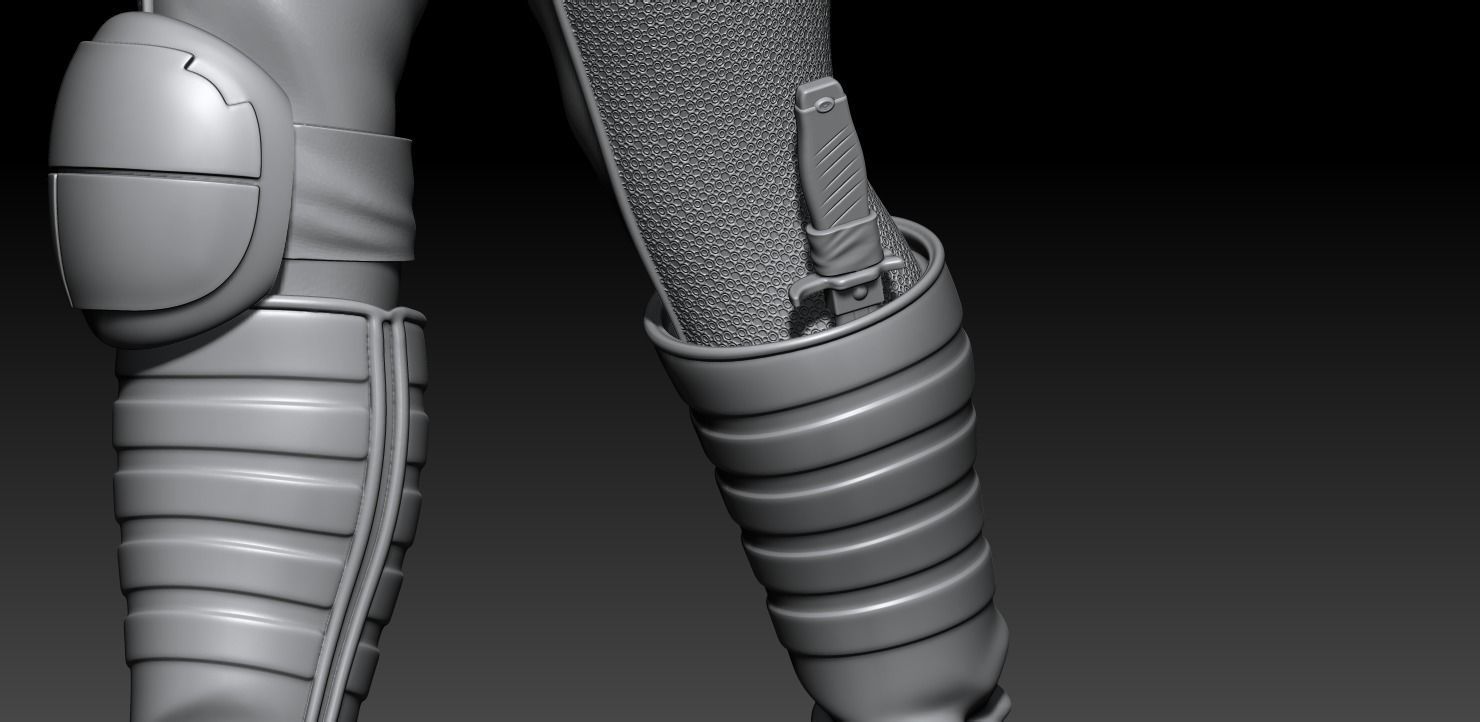 Cara Dune the Mandalorian Season 2 3D print model_19