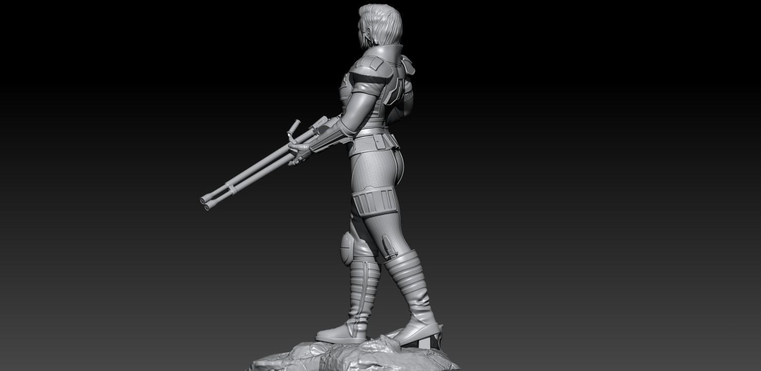 Cara Dune the Mandalorian Season 2 3D print model_18