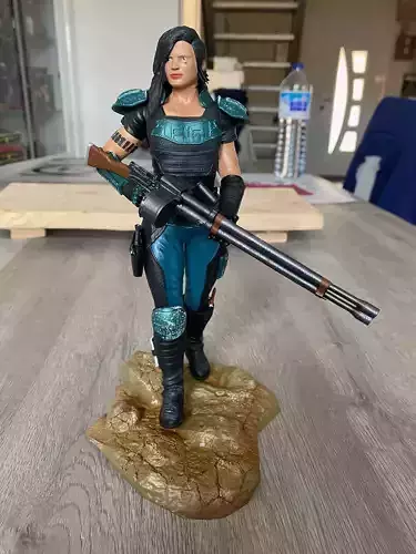 Cara Dune the Mandalorian Season 2 3D print model