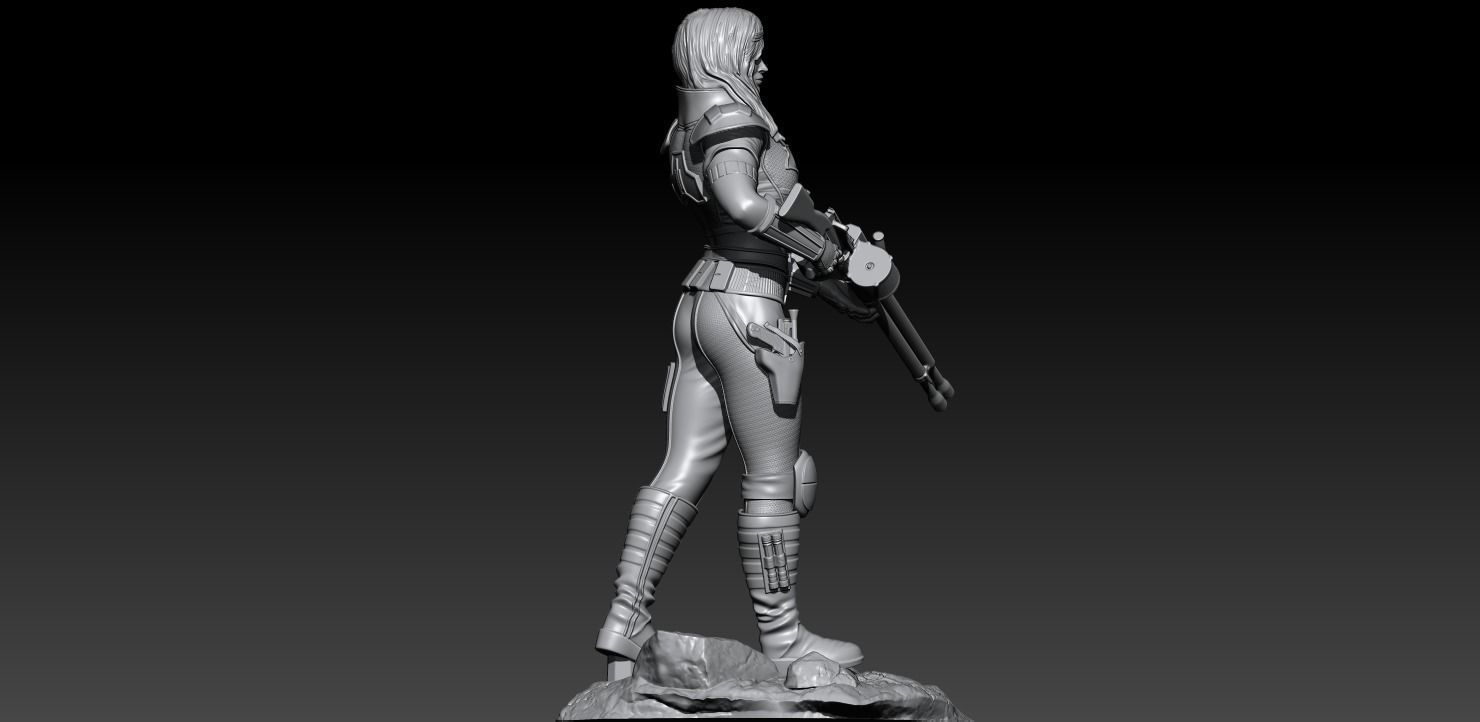 Cara Dune the Mandalorian Season 2 3D print model_8