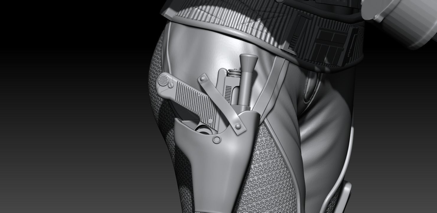 Cara Dune the Mandalorian Season 2 3D print model_11