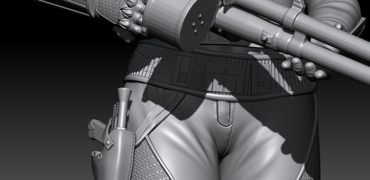 Cara Dune the Mandalorian Season 2 3D print model_23