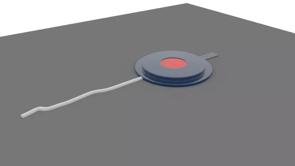 web shooter Low-poly 3D model