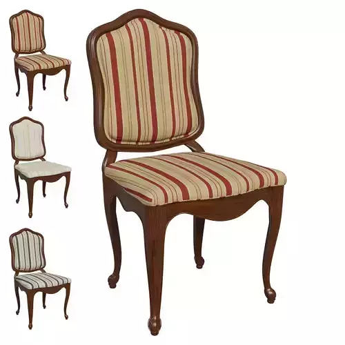 Classic chair 02 3D model