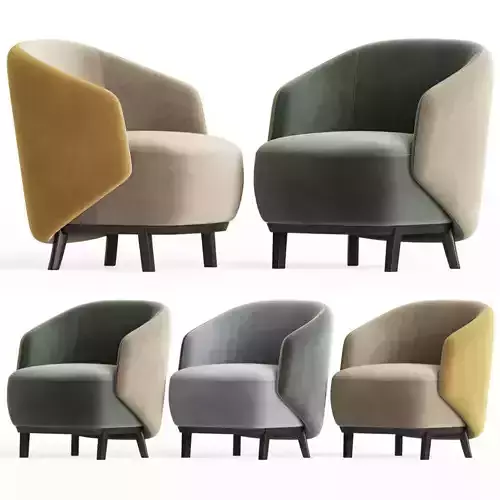 Concha Armchair 3D model