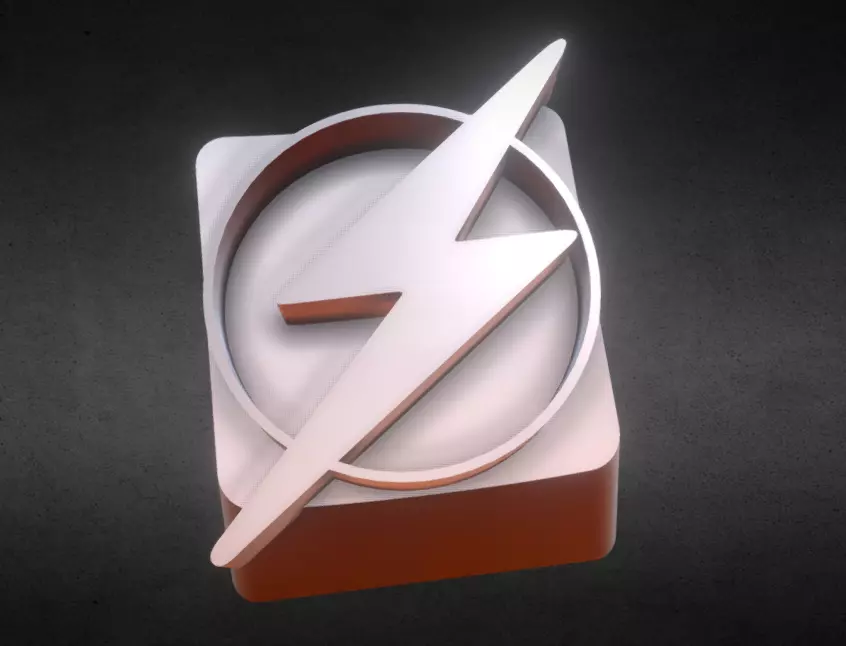 Flash Logo KeyCap 3D print model