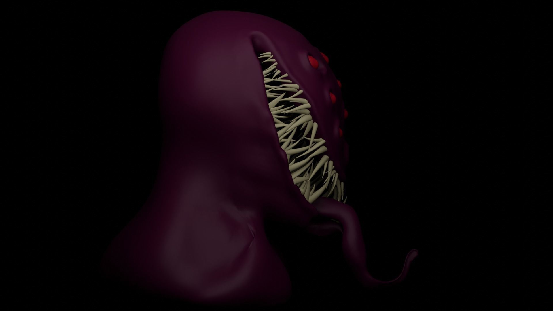 Monster Smile  3D model_6
