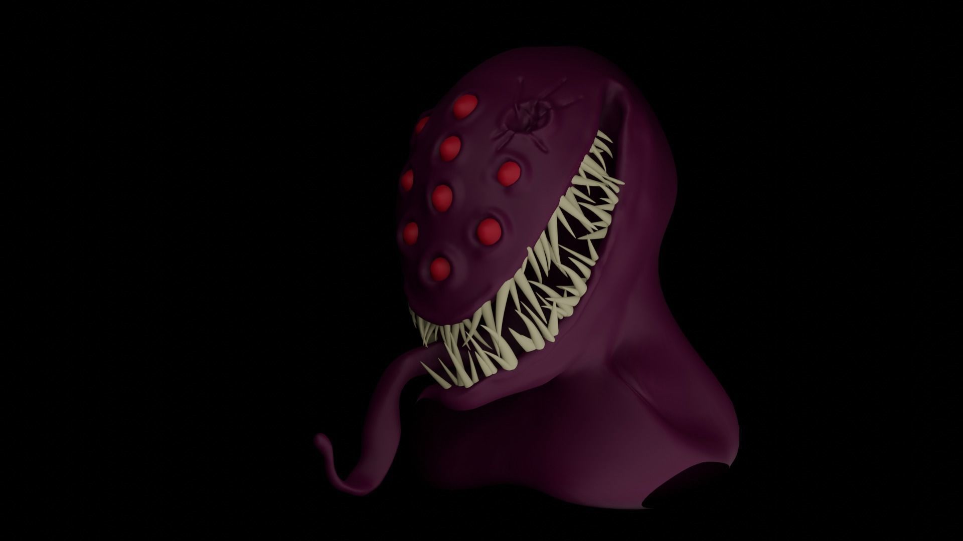 Monster Smile  3D model_4