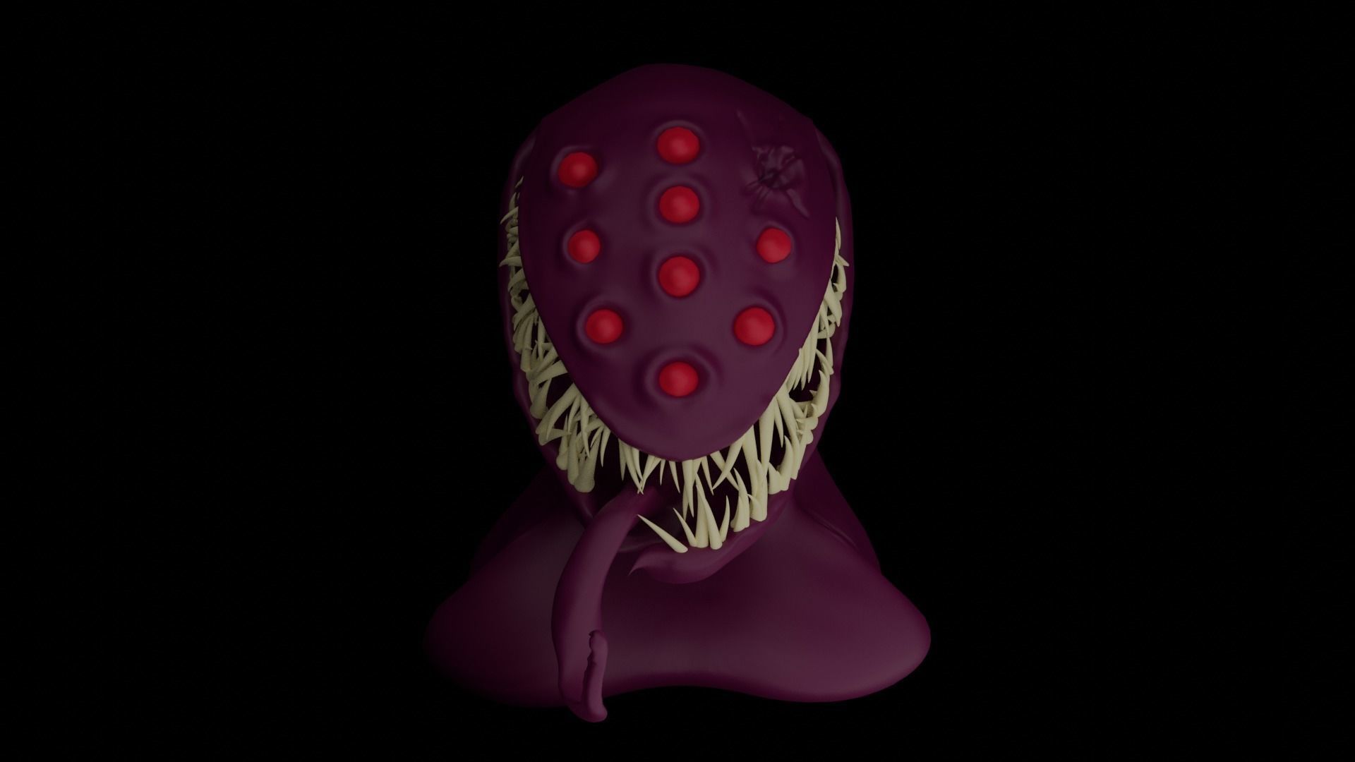 Monster Smile  3D model_3
