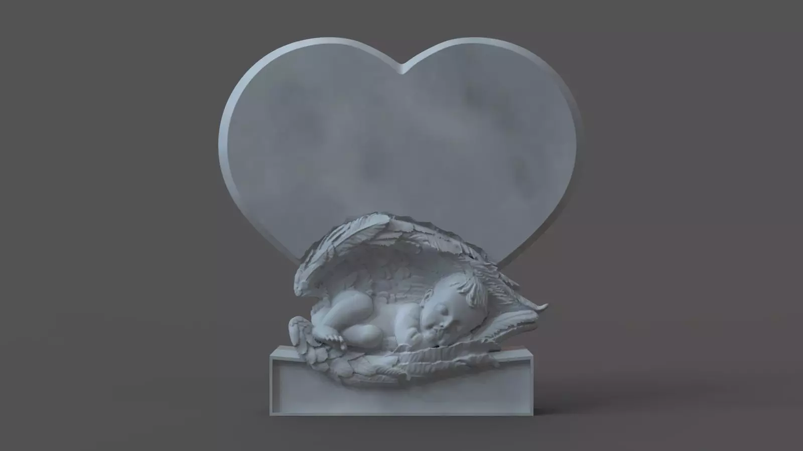 Baby Angel Monuments 3D print model