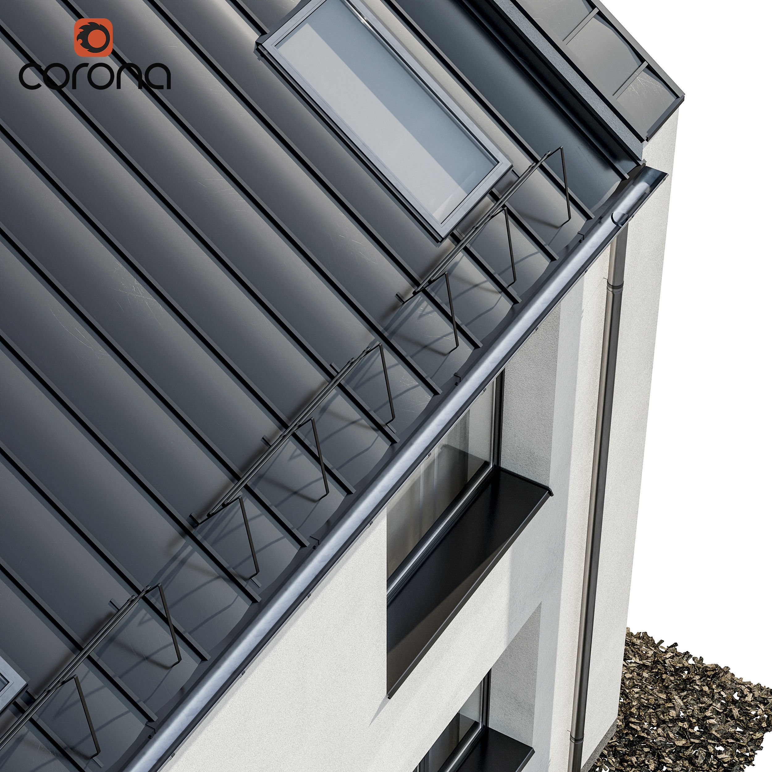 Modern house 06 3D model_4