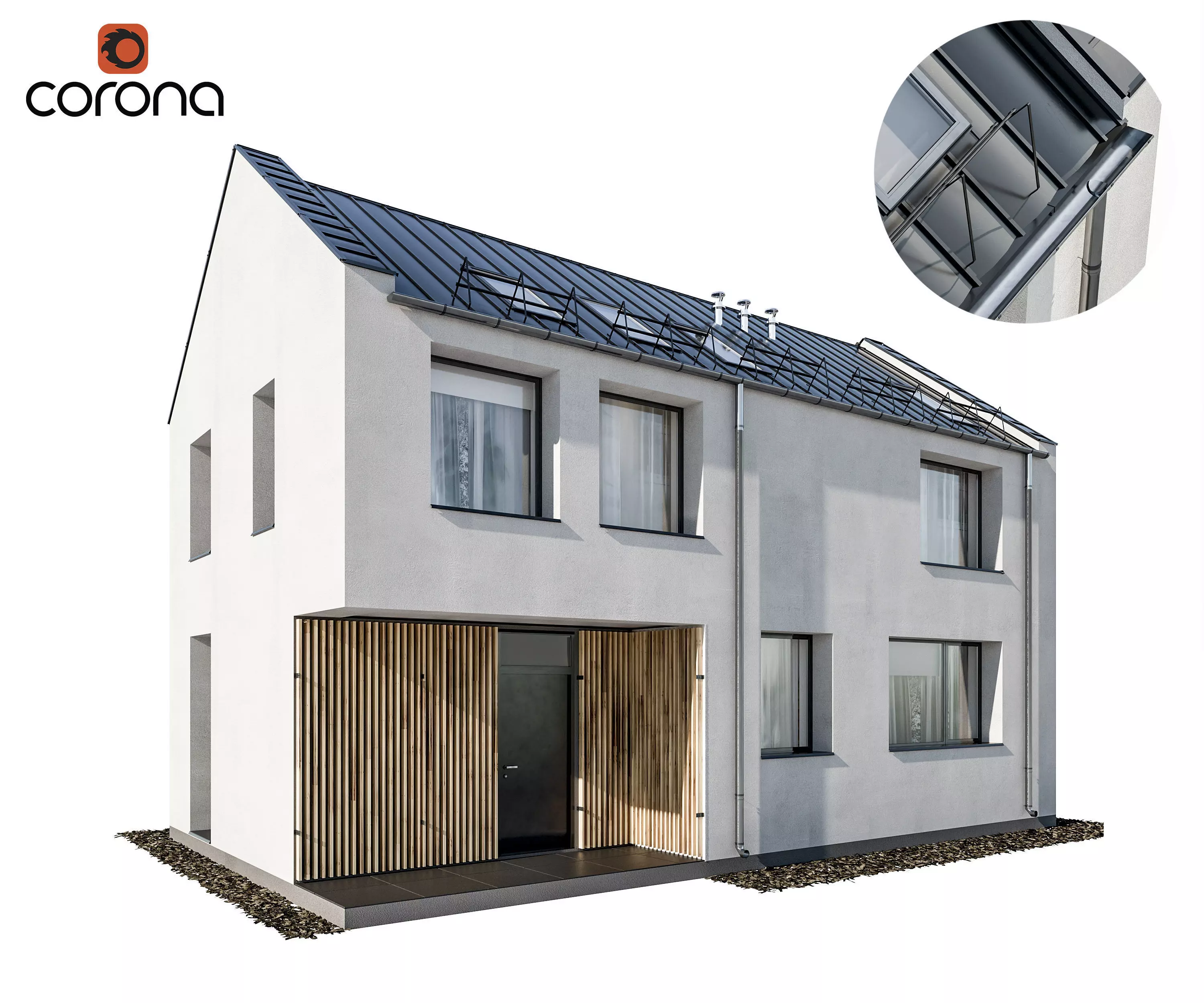 Modern house 06 3D model_0