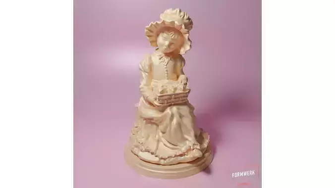 Cute Doll - 3D Print - 3D Scan
