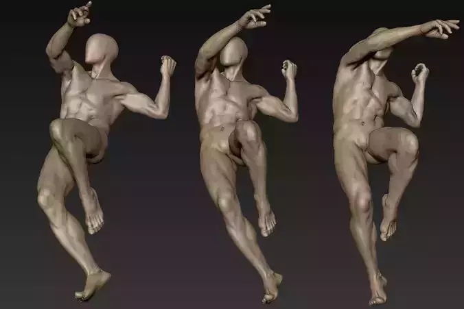 Male Full Body Sculpt Pose 12