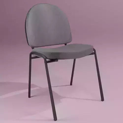 Dark fabric chair 
