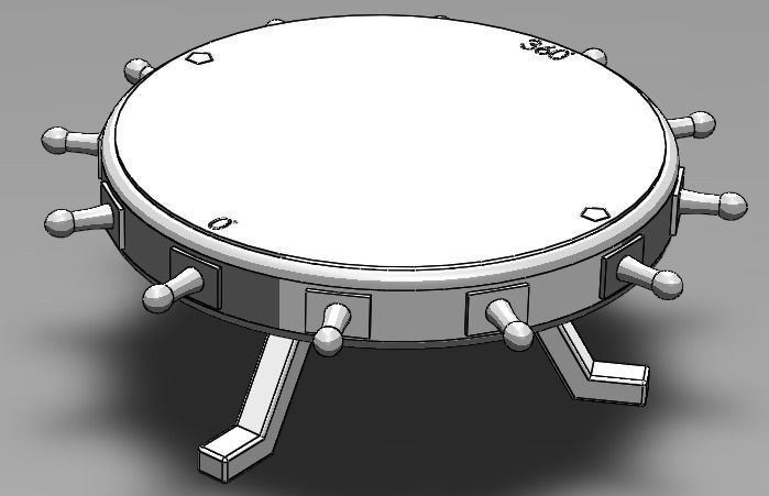 3d printable turntable 3D print model_6