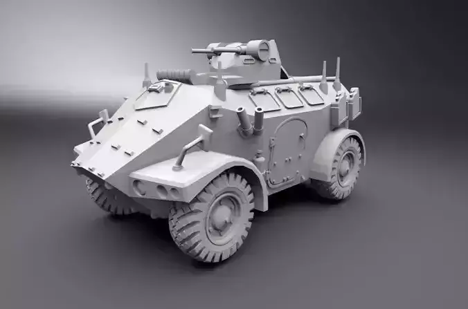 Panhard M3 Scale Model 3D print model