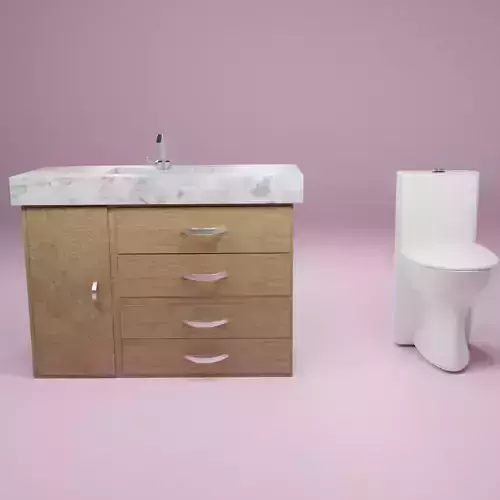 Hand wash and toilet 