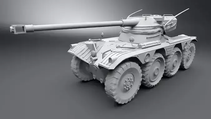 Panhard EBR Scale Model 3D print model