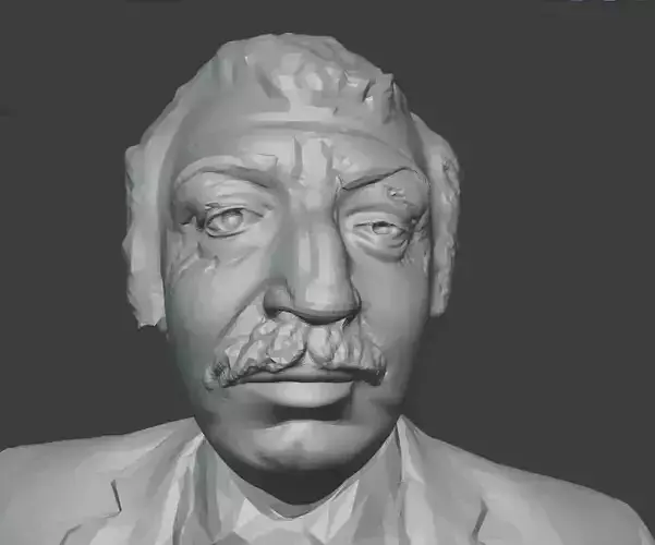 Muslum Gurses Bust 3D print model