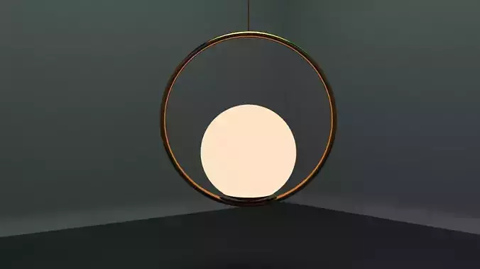 circle chandelier
