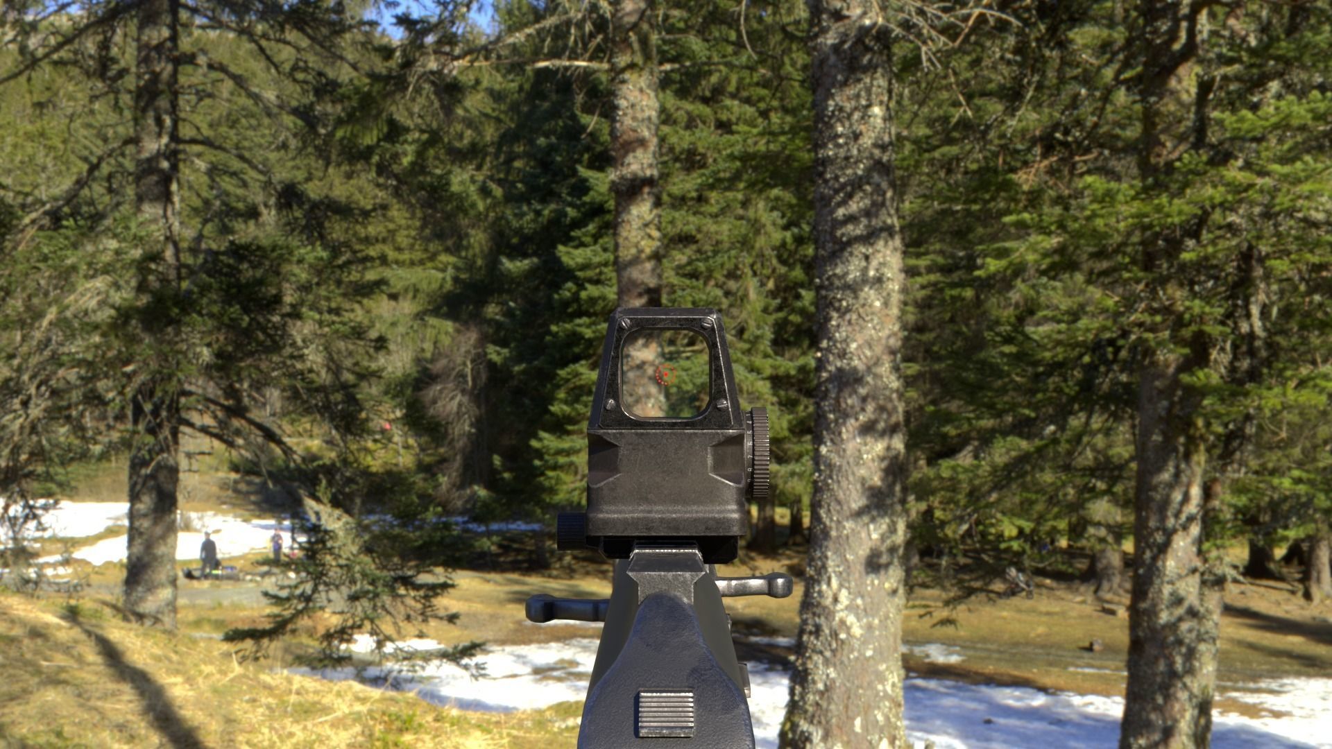 ASR-14 camouflage AK47 based rifle Low-poly 3D model_22