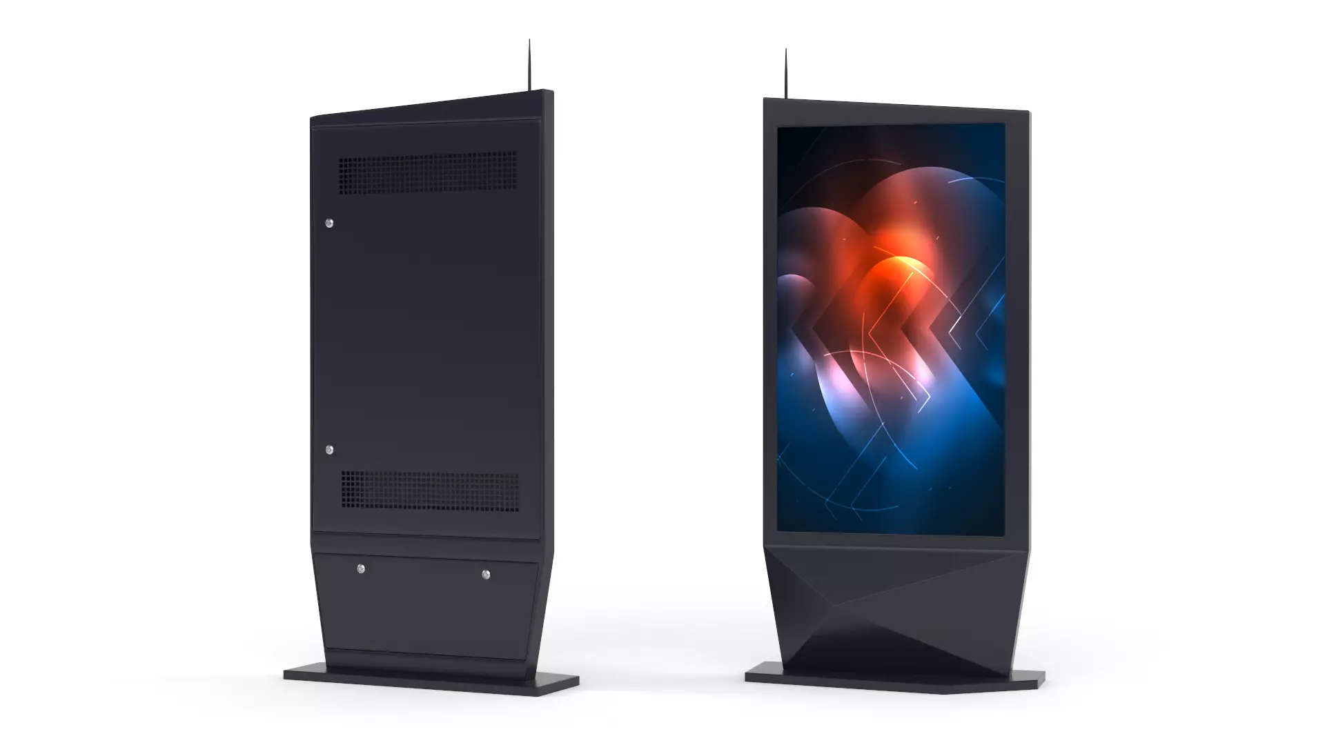 Information Kiosk 3D model_0