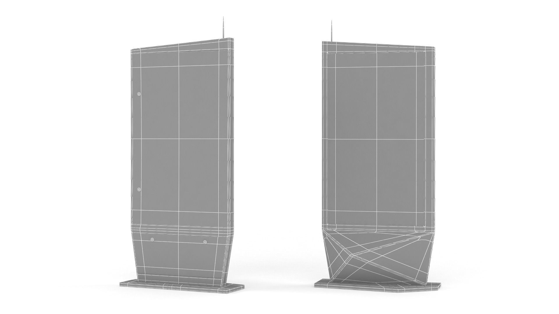 Information Kiosk 3D model_7