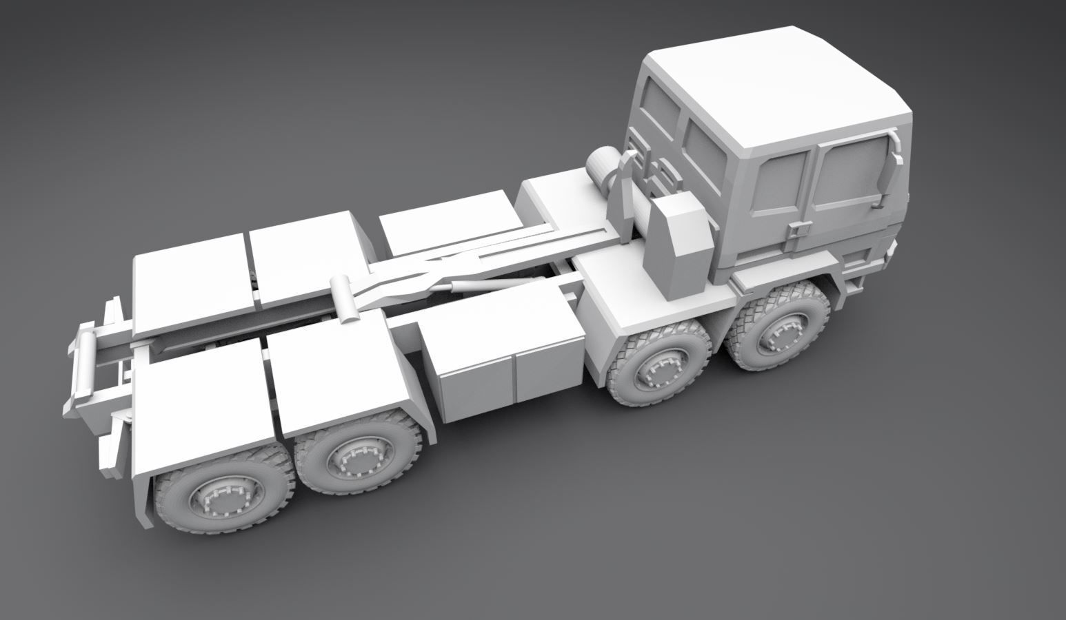 DAF DROPS Truck Scale Model 3D print model_3
