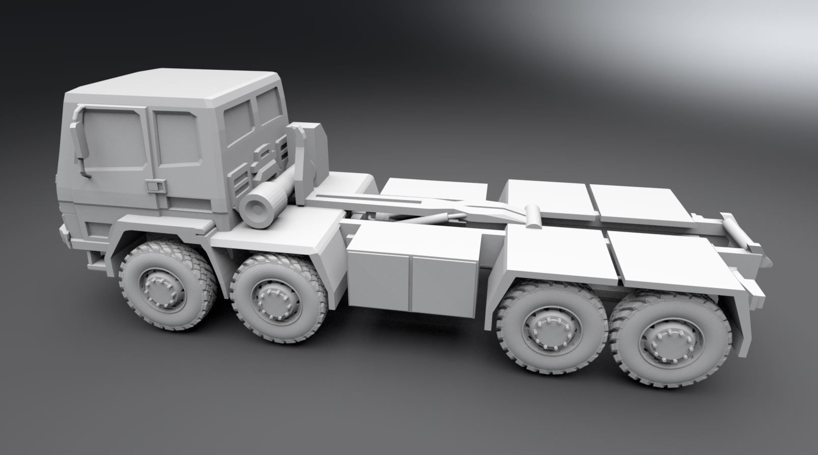 DAF DROPS Truck Scale Model 3D print model_1