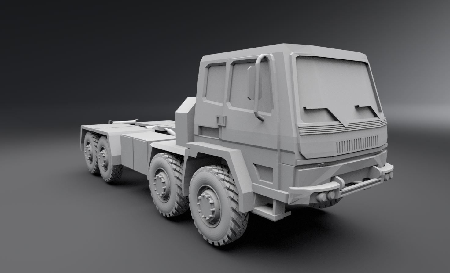 DAF DROPS Truck Scale Model 3D print model_4