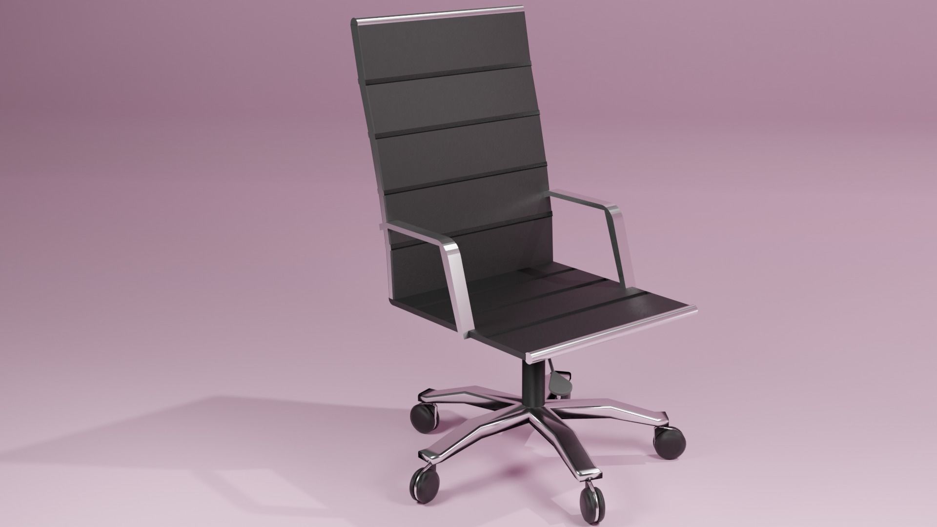 Small desk 3D model_5