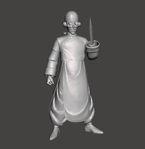 Cyborg Tao Pai Pai Dragon Ball 3D Model 3D print model