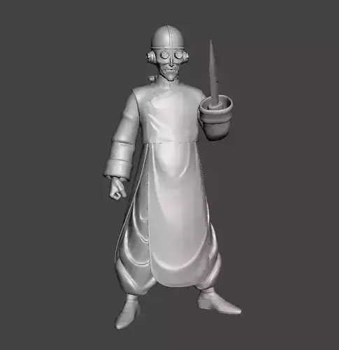 Cyborg Tao Pai Pai Dragon Ball 3D Model