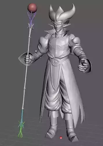 Demigra Dragon Ball 3D Model