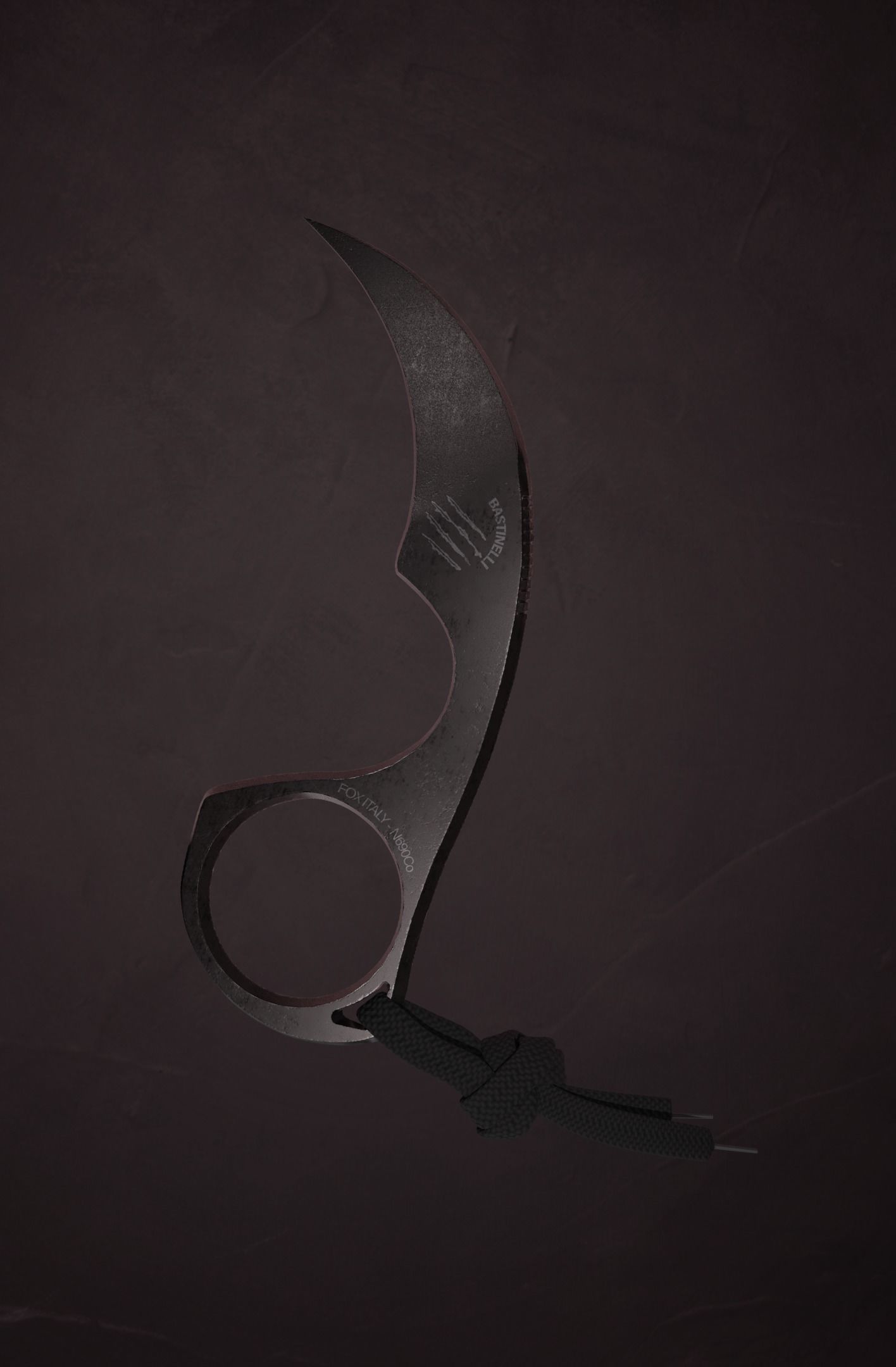 Karmabit knife Collection Low-poly 3D model_16
