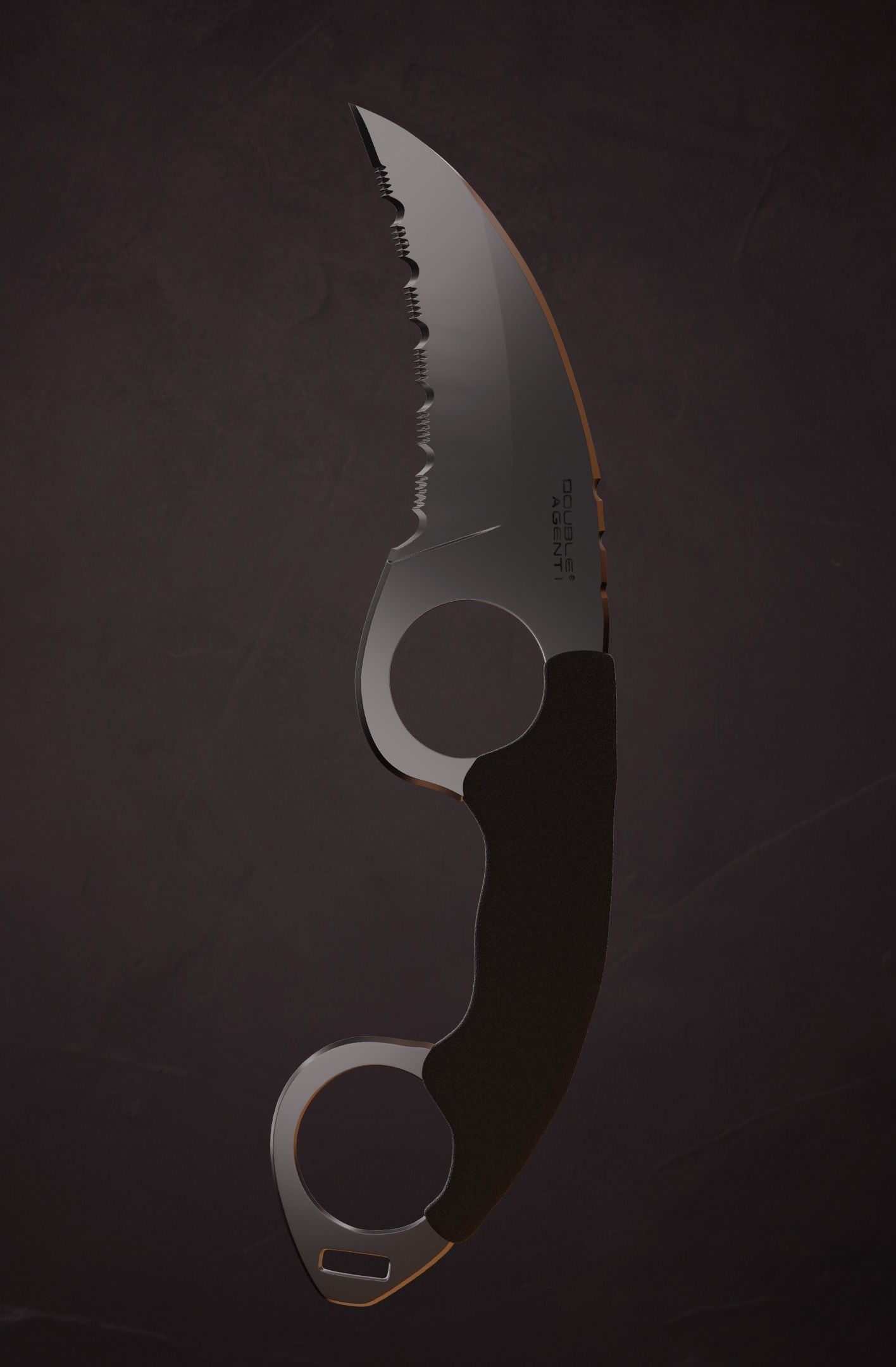 Karmabit knife Collection Low-poly 3D model_14