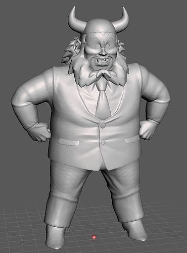 King Yemma Dragon Ball 3D Model 3D print model