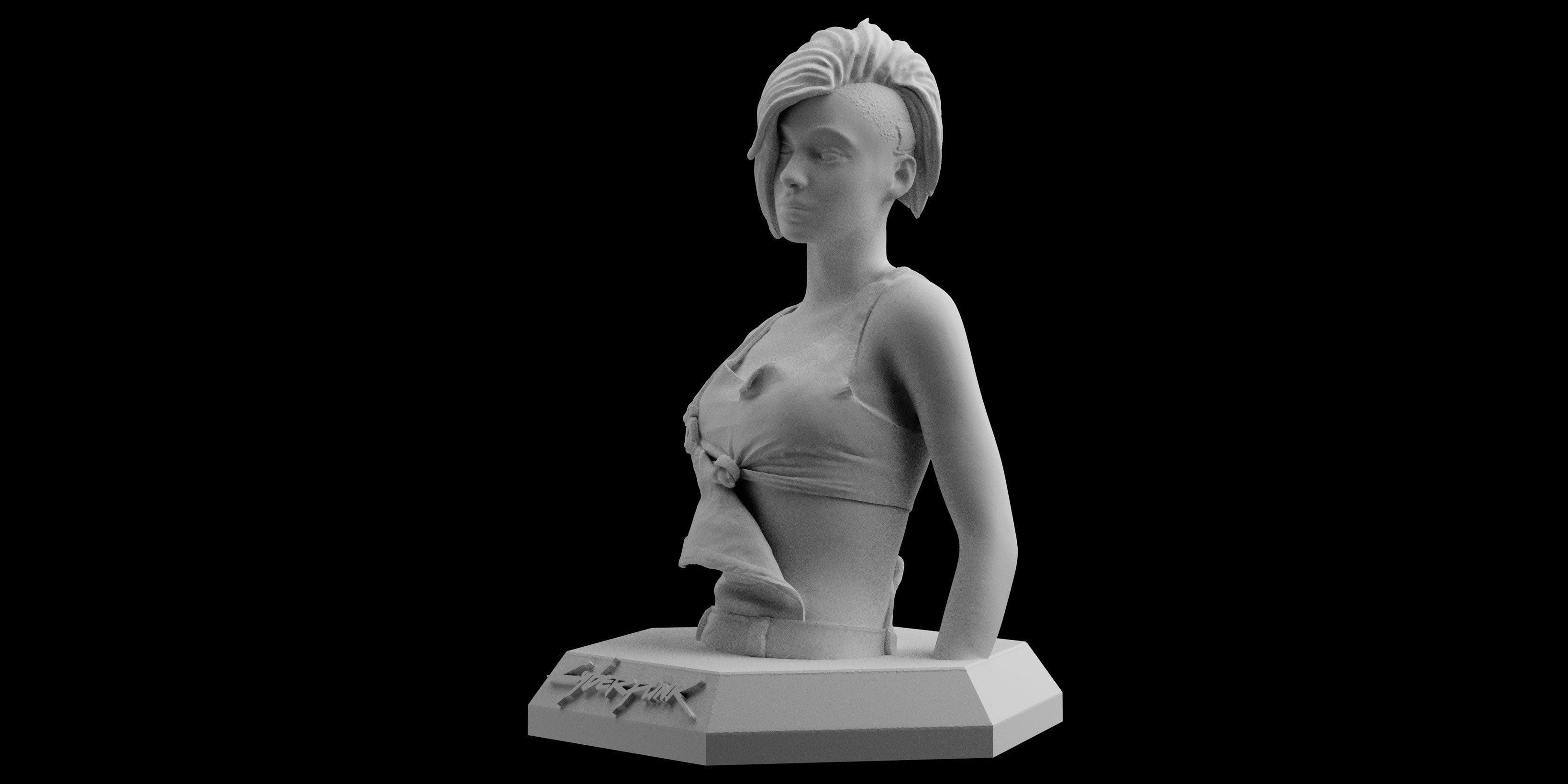 Cyberpunk 2077 Judy Alvarez Download 3D print model 3D print model_3