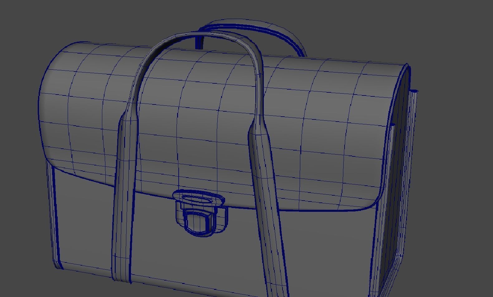 bag 3d model Low-poly 3D model_3