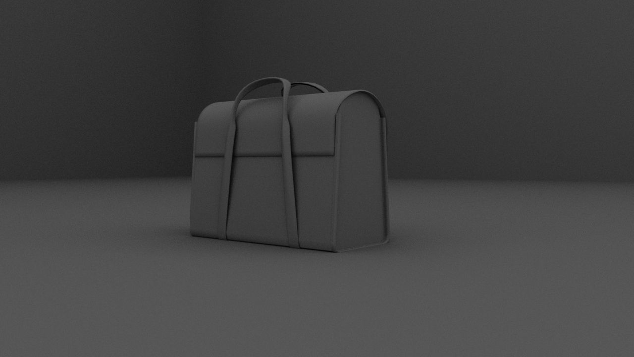 bag 3d model Low-poly 3D model_1