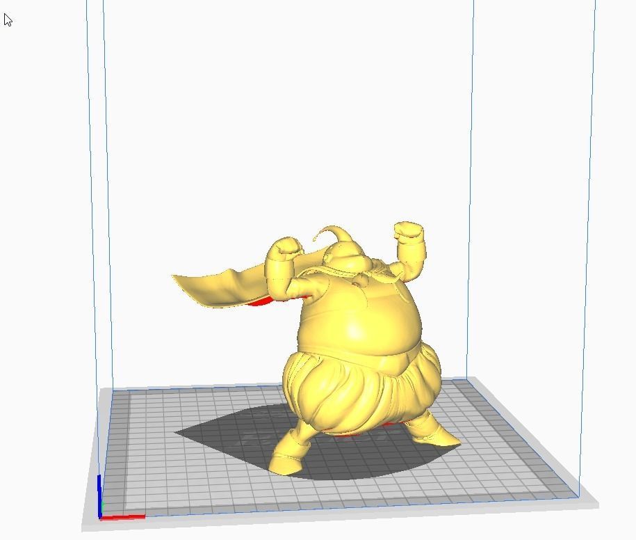 Fat Buu Dragon Ball 3D Model 3D print model_1