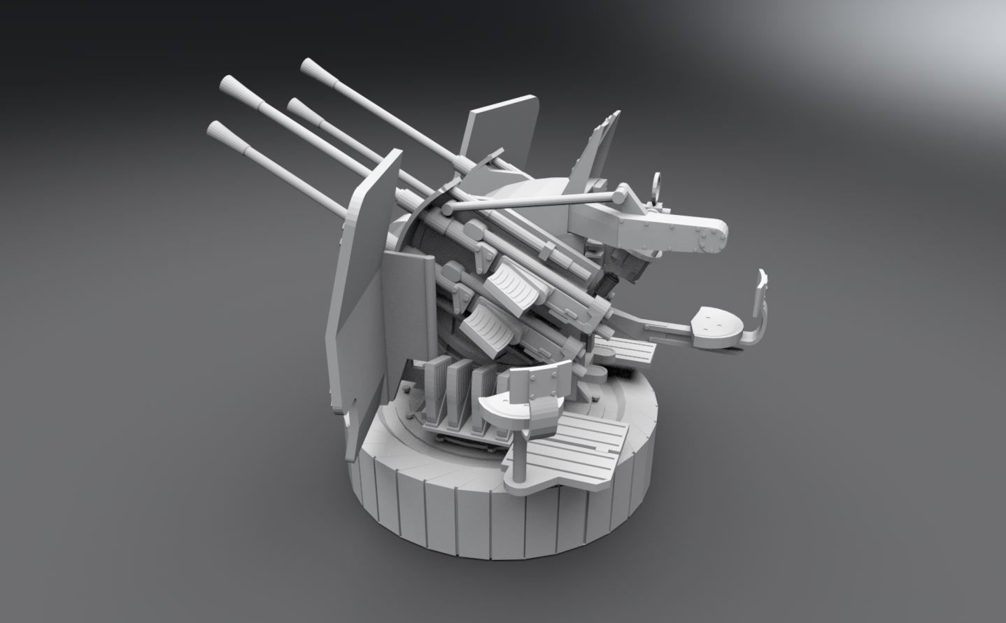 20mm Flak 38 Scale Model 3D print model_2
