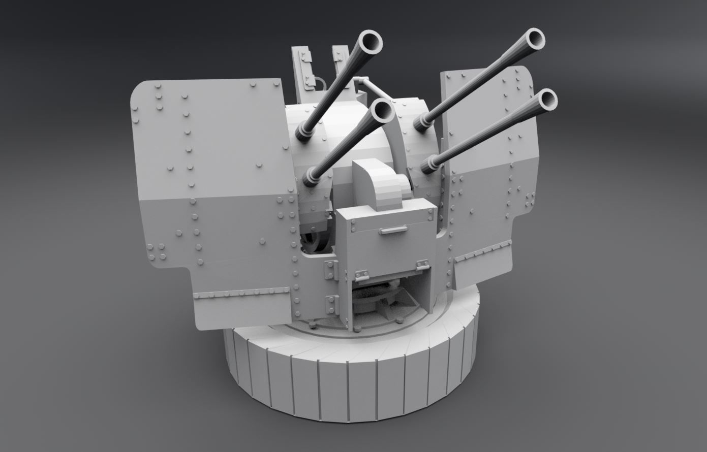 20mm Flak 38 Scale Model 3D print model_5