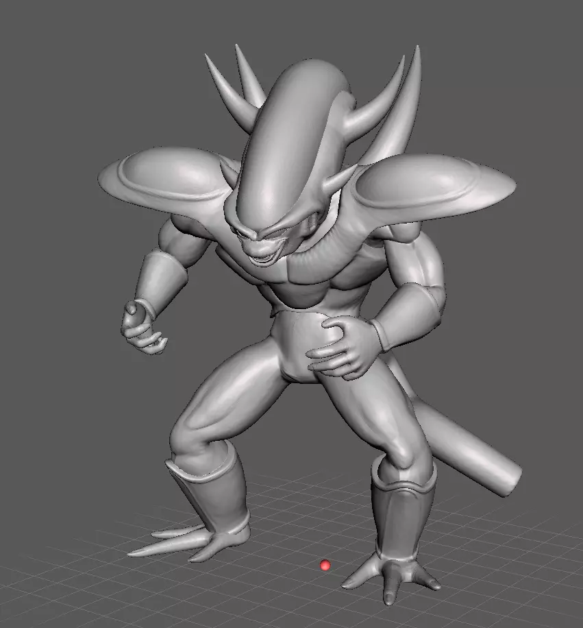 Frieza second form Dragon Ball 3D Model 3D print model_0