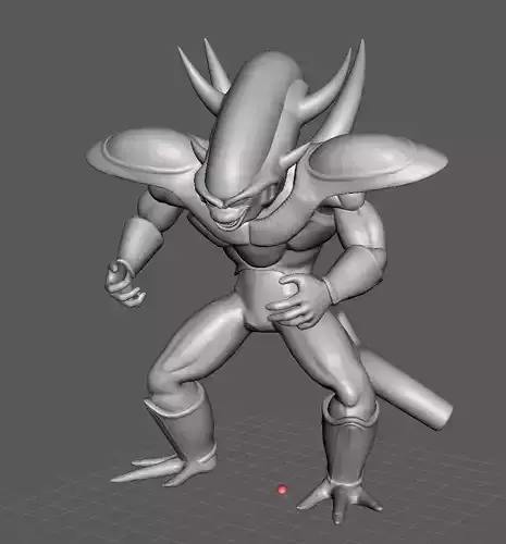 Frieza second form Dragon Ball 3D Model