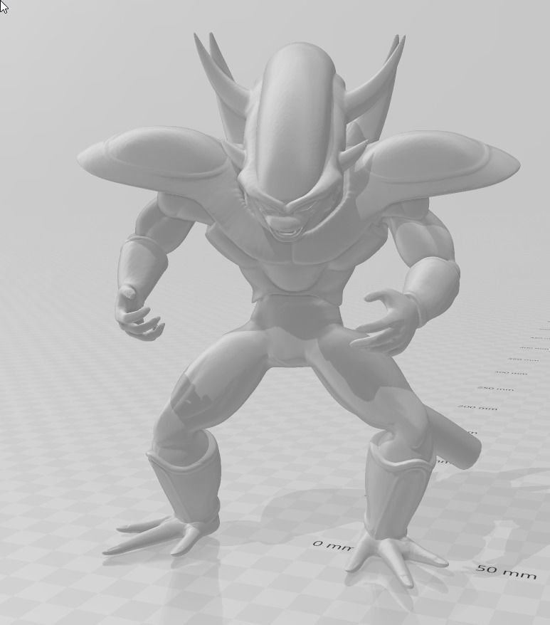 Frieza second form Dragon Ball 3D Model 3D print model_1