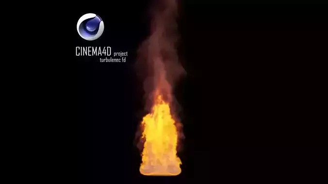 fire  TurbulenceFD 3D model