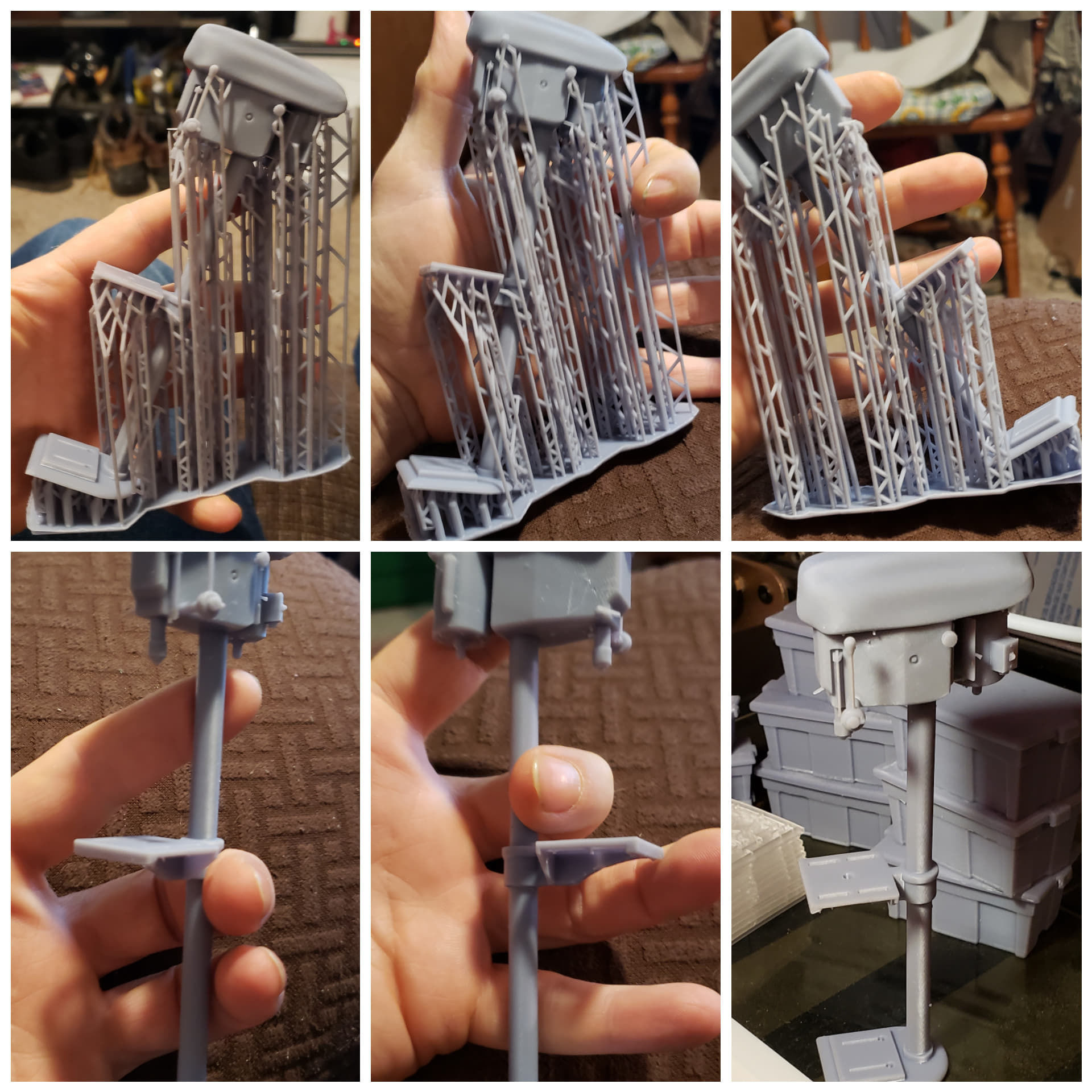 50s Era Drill Press Miniature 3D print model_4